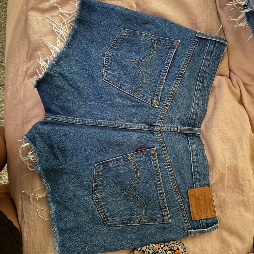 Levi's Classic Blue Denim Shorts